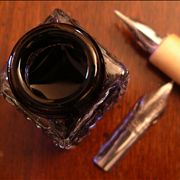 Picture Of Nibs And Ink Pot